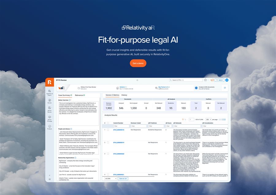 Introducing — extended example: Relativity aiR