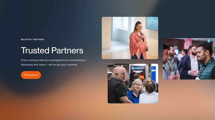 Split 50/50 — photo collage example: Trusted Partners